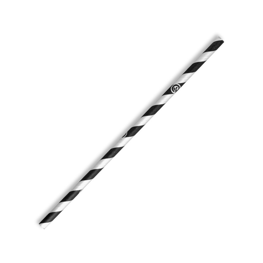 Mixed Regular Paper Straws 14 x 40 per pack Retail Biostraws 560 pcs